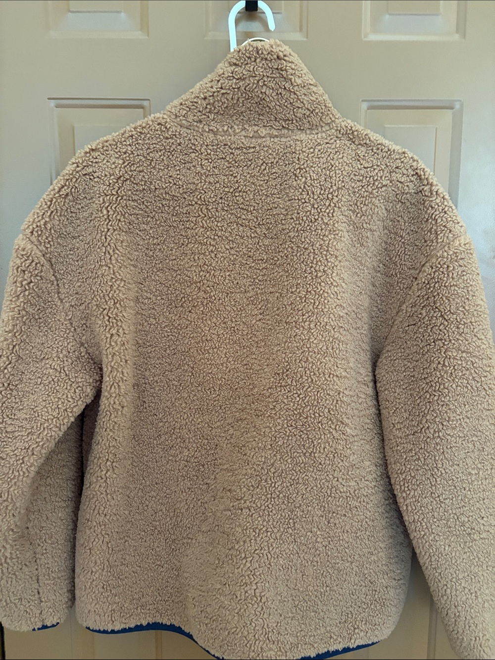 UGG Tan Sherpa Quarter-Zip Pullover - Picture 4 of 4